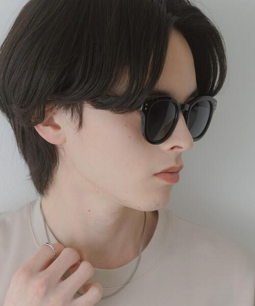 SENSE OF PLACE by URBAN RESEARCH（センスオブプレイスバイアーバンリサーチ）の「ボストンサングラス（サングラス・メンズ・ブラック/ベージュ・ONE）」の4枚目の写真