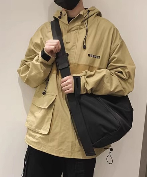 DAY CLOSET（デイ クローゼット）の「【A4収納可/撥水/2way/アジャスター調節可】肩掛け ショルダー ハンド バッグ レディース メンズ（ショルダーバッグ・メンズ・ブラック・ONE SIZE）」の13枚目の写真