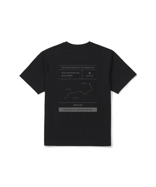 Snow Peak(スノーピーク)の「Snow Peak / Regen Quick-Dry Graphic S/S T-Shirt リジェネ クイックドライグラフィック S/S T シャツ 海外限定(Tシャツ/カットソー・メンズ・オフホワイト/ブラック/ダークカーキ・M/L/XL/2XL)」の14枚目の写真