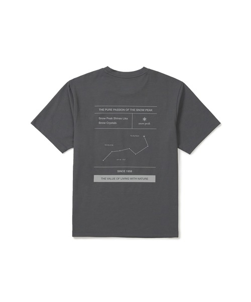 Snow Peak(スノーピーク)の「Snow Peak / Regen Quick-Dry Graphic S/S T-Shirt リジェネ クイックドライグラフィック S/S T シャツ 海外限定(Tシャツ/カットソー・メンズ・オフホワイト/ブラック/ダークカーキ・M/L/XL/2XL)」の15枚目の写真