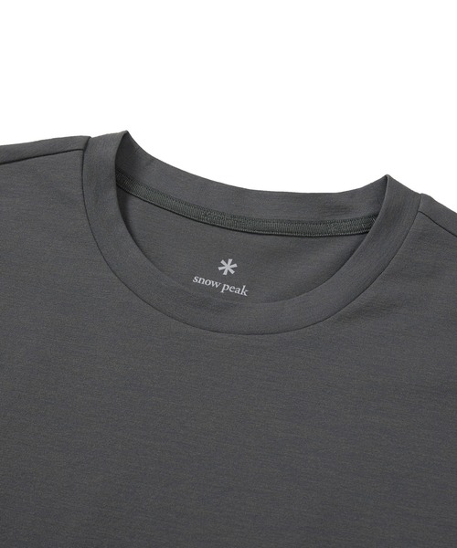 Snow Peak(スノーピーク)の「Snow Peak / Regen Quick-Dry Graphic S/S T-Shirt リジェネ クイックドライグラフィック S/S T シャツ 海外限定(Tシャツ/カットソー・メンズ・オフホワイト/ブラック/ダークカーキ・M/L/XL/2XL)」の7枚目の写真