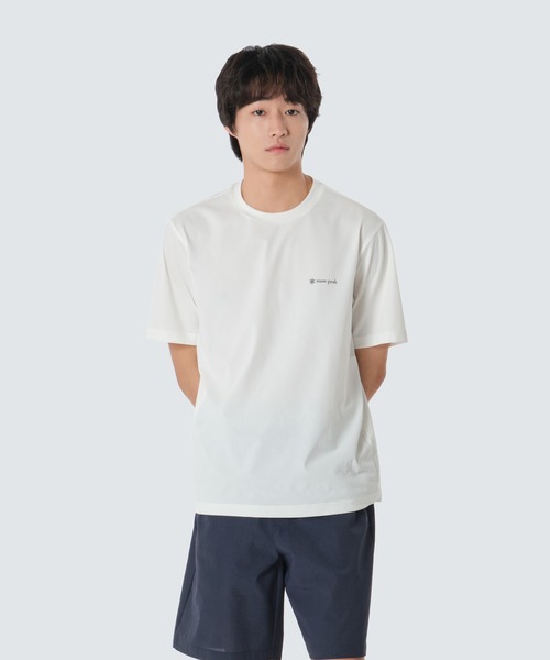 Snow Peak（スノーピーク）の「Snow Peak / Regen Quick-Dry Graphic S/S T-Shirt リジェネ クイックドライグラフィック S/S T シャツ 海外限定（Tシャツ/カットソー・メンズ・オフホワイト/ブラック/ダークカーキ・M/L/XL/2XL）」の16枚目の写真