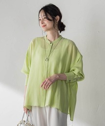 シアーブロードブラウス≪手洗い≫