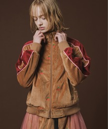 NON TOKYO（ノントーキョー）の「EMBROIDERY VELOUR TRACK JKT（ブルゾン）」