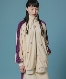 NON TOKYO（ノントーキョー）の「EMBROIDERY VELOUR TRACK JKT（ブルゾン）」