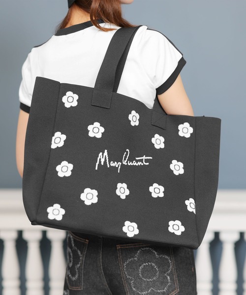サインロゴニットJQ トート(トートバッグ)|MARY QUANT(マリー サインロゴニットJQ トート(トートバッグ)|MARY QUANT(マリー