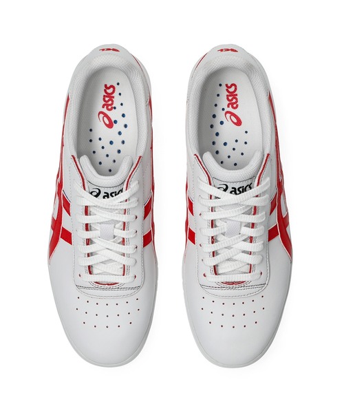 ASICS(アシックス)の「GEL-VICKKA PRO / ゲルビッカー プロ(スニーカー・メンズ・ホワイト×レッド・23.5/26/24/23/25/28.5/28/25.5/27.5/27/26.5/24.5/29)」の5枚目の写真
