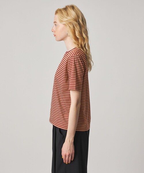 Steven Alan(スティーブンアラン)の「<Steven Alan>ボーダー プルオーバー(Tシャツ/カットソー・レディース・ダークオレンジ/ライトブルー・FREE)」の14枚目の写真