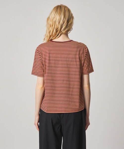 Steven Alan(スティーブンアラン)の「<Steven Alan>ボーダー プルオーバー(Tシャツ/カットソー・レディース・ダークオレンジ/ライトブルー・FREE)」の13枚目の写真