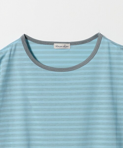 Steven Alan(スティーブンアラン)の「<Steven Alan>ボーダー プルオーバー(Tシャツ/カットソー・レディース・ダークオレンジ/ライトブルー・FREE)」の10枚目の写真