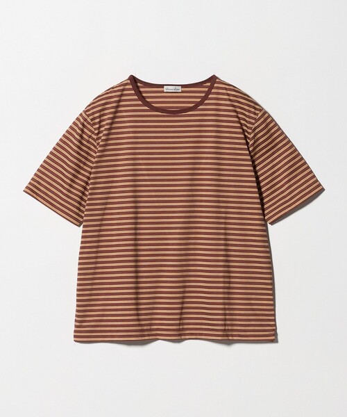 Steven Alan(スティーブンアラン)の「<Steven Alan>ボーダー プルオーバー(Tシャツ/カットソー・レディース・ダークオレンジ/ライトブルー・FREE)」の7枚目の写真