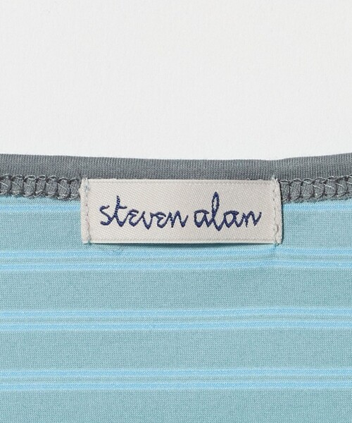 Steven Alan(スティーブンアラン)の「<Steven Alan>ボーダー プルオーバー(Tシャツ/カットソー・レディース・ダークオレンジ/ライトブルー・FREE)」の4枚目の写真