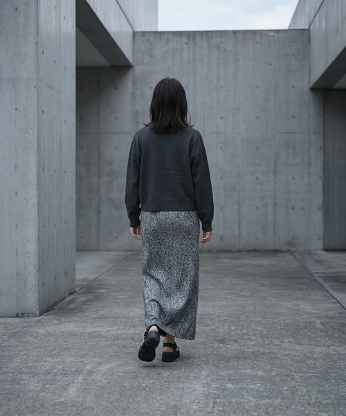 STYLE DELI(スタイルデリ)の「【BLK001】リサイクルポリニュアンス釦カーディガン(カーディガン/ボレロ・レディース・杢グレー/チャコールグレー・FREE)」の13枚目の写真