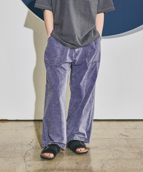 niko and...(ニコアンド)の「ケミカルベイカーパンツ(その他パンツ・メンズ・ブルー/ブラック/ブラウン・MEDIUM/LARGE)」の3枚目の写真