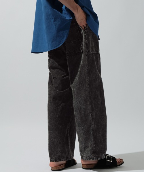 niko and...(ニコアンド)の「ケミカルベイカーパンツ(その他パンツ・メンズ・ブルー/ブラック/ブラウン・MEDIUM/LARGE)」の6枚目の写真