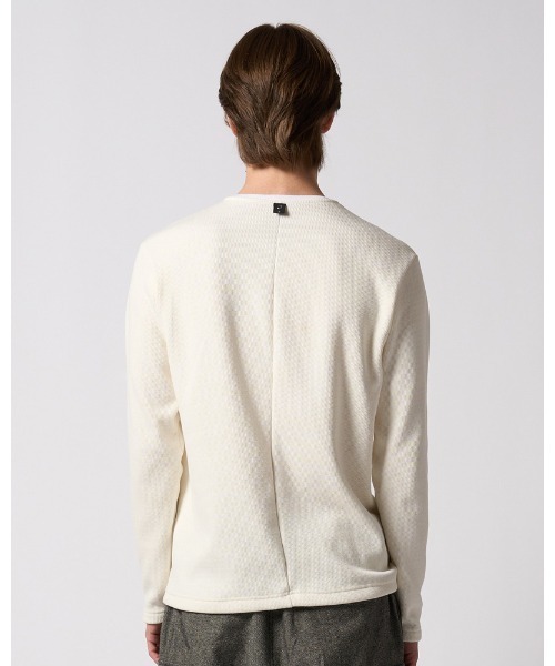wjk(ダヴルジェイケイ)の「back boa thermal henley L/S(Tシャツ/カットソー・メンズ・ブラック/ライトグレー/ホワイト・X-LARGE/LARGE/MEDIUM/SMALL)」の7枚目の写真