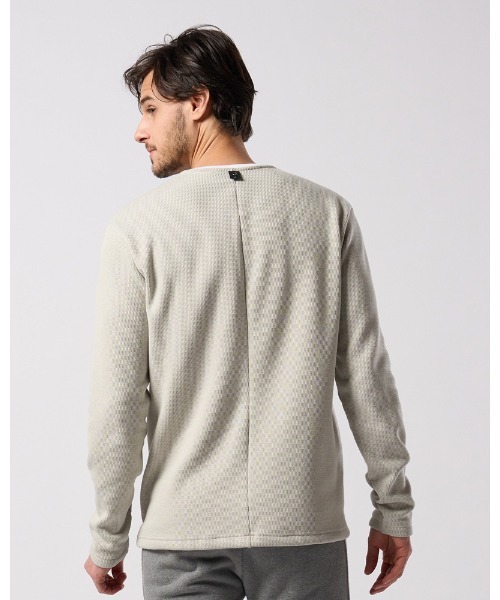 wjk(ダヴルジェイケイ)の「back boa thermal henley L/S(Tシャツ/カットソー・メンズ・ブラック/ライトグレー/ホワイト・X-LARGE/LARGE/MEDIUM/SMALL)」の12枚目の写真