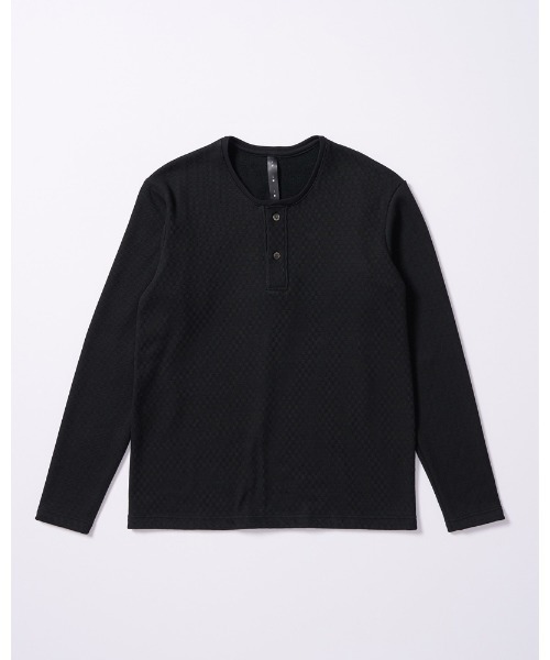 wjk(ダヴルジェイケイ)の「back boa thermal henley L/S(Tシャツ/カットソー・メンズ・ブラック/ライトグレー/ホワイト・X-LARGE/LARGE/MEDIUM/SMALL)」の13枚目の写真