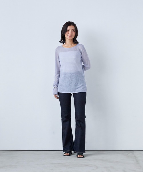 YANUK(ヤヌーク)の「ブーツカット"SHANNY"(デニムパンツ・レディース・ワンウォッシュ・27inch/26inch/25inch/23inch/22inch/21inch/24inch)」の7枚目の写真