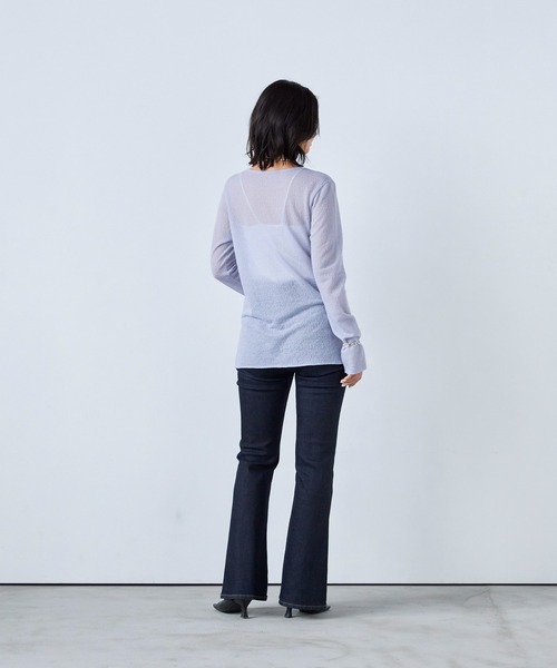 YANUK(ヤヌーク)の「ブーツカット"SHANNY"(デニムパンツ・レディース・ワンウォッシュ・27inch/26inch/25inch/23inch/22inch/21inch/24inch)」の9枚目の写真