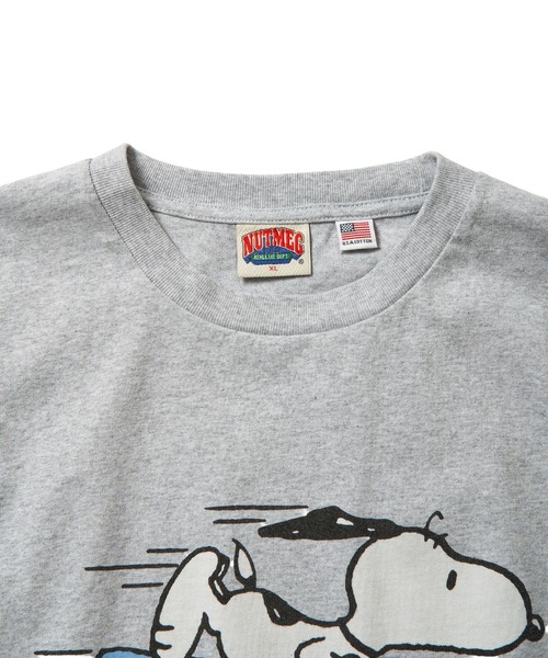 NutmegMills（ナツメグミルズ）の「【NUTMEG/ナツメグ】　PeanutsスケボーＴ（Tシャツ/カットソー・メンズ・チャコール/ブラック/ネイビー/グレー/ホワイト・LL/M/L）」の19枚目の写真