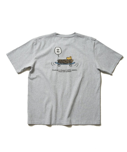 NutmegMills（ナツメグミルズ）の「【NUTMEG/ナツメグ】　PeanutsスケボーＴ（Tシャツ/カットソー・メンズ・チャコール/ブラック/ネイビー/グレー/ホワイト・LL/M/L）」の18枚目の写真