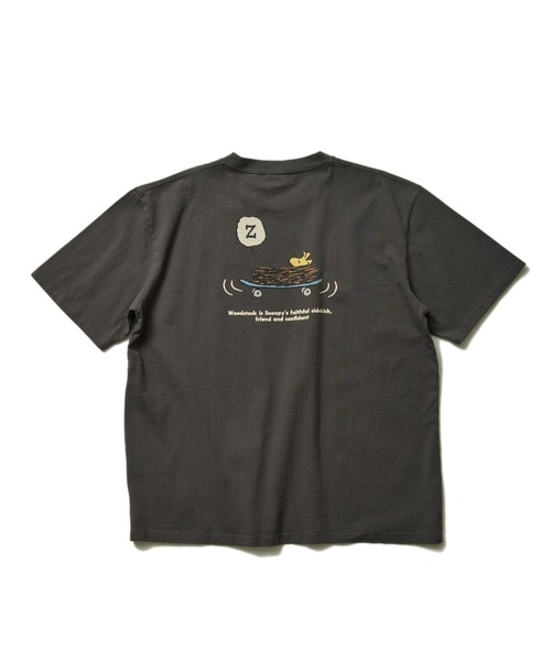 NutmegMills（ナツメグミルズ）の「【NUTMEG/ナツメグ】　PeanutsスケボーＴ（Tシャツ/カットソー・メンズ・チャコール/ブラック/ネイビー/グレー/ホワイト・LL/M/L）」の10枚目の写真