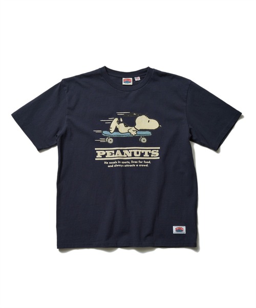 NutmegMills（ナツメグミルズ）の「【NUTMEG/ナツメグ】　PeanutsスケボーＴ（Tシャツ/カットソー・メンズ・チャコール/ブラック/ネイビー/グレー/ホワイト・LL/M/L）」の11枚目の写真
