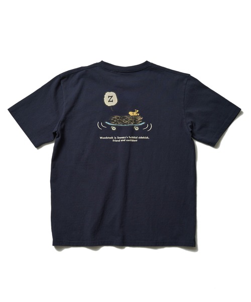 NutmegMills（ナツメグミルズ）の「【NUTMEG/ナツメグ】　PeanutsスケボーＴ（Tシャツ/カットソー・メンズ・チャコール/ブラック/ネイビー/グレー/ホワイト・LL/M/L）」の12枚目の写真