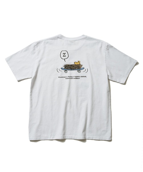 NutmegMills（ナツメグミルズ）の「【NUTMEG/ナツメグ】　PeanutsスケボーＴ（Tシャツ/カットソー・メンズ・チャコール/ブラック/ネイビー/グレー/ホワイト・LL/M/L）」の14枚目の写真