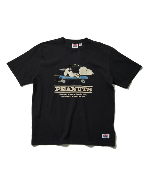 NutmegMills（ナツメグミルズ）の「【NUTMEG/ナツメグ】　PeanutsスケボーＴ（Tシャツ/カットソー・メンズ・チャコール/ブラック/ネイビー/グレー/ホワイト・LL/M/L）」の15枚目の写真