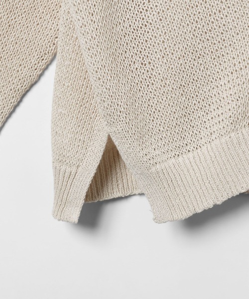 GLOBAL WORK（グローバルワーク）の「ペーパーヤーンニットカーディガン長袖/646688（カーディガン/ボレロ・レディース・ライトブルー/ナチュラル/ダークブラウン/カーキ系・LARGE/MEDIUM）」の10枚目の写真