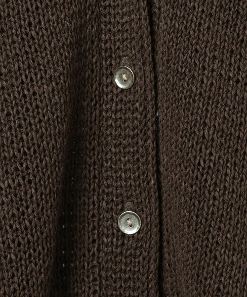 GLOBAL WORK（グローバルワーク）の「ペーパーヤーンニットカーディガン長袖/646688（カーディガン/ボレロ・レディース・ライトブルー/ナチュラル/ダークブラウン/カーキ系・LARGE/MEDIUM）」の11枚目の写真