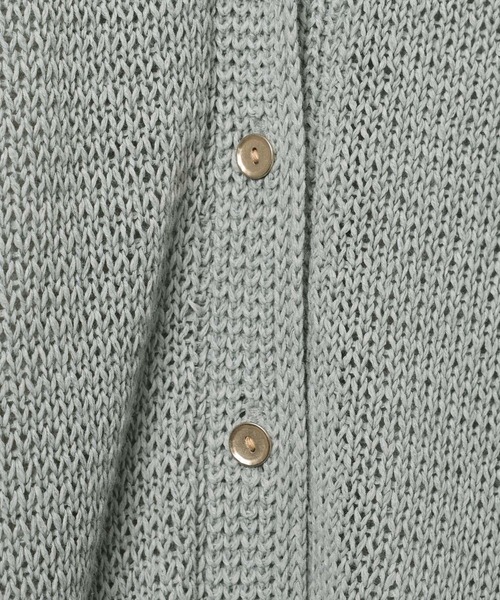 GLOBAL WORK（グローバルワーク）の「ペーパーヤーンニットカーディガン長袖/646688（カーディガン/ボレロ・レディース・ライトブルー/ナチュラル/ダークブラウン/カーキ系・LARGE/MEDIUM）」の14枚目の写真