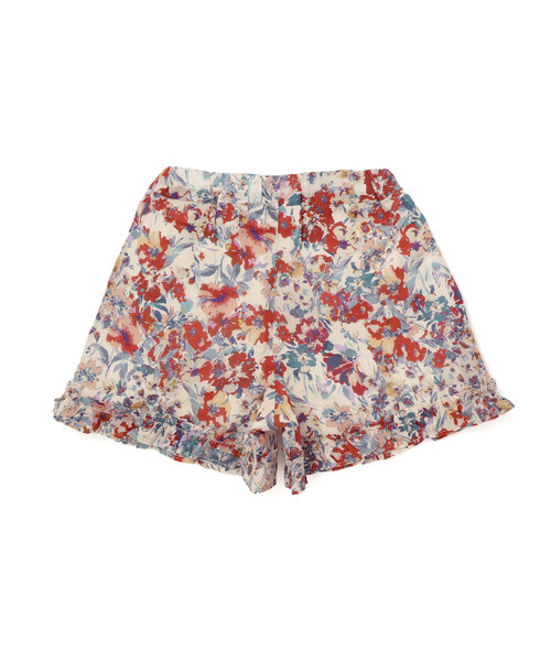 BeBe(ベベ)の「【お揃い】【DEVEAUX】ローンフラワープリントフリルショートパンツ(90~140cm)(その他パンツ・キッズ・レッド系その他・110cm/130cm/120cm/140cm)」の9枚目の写真