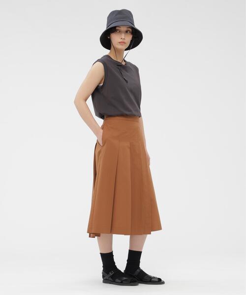 MARGARET HOWELL(マーガレットハウエル)の「HIGH DENSE LINEN TWILL(ハット・レディース・チャコール/ナチュラル・FREE)」の3枚目の写真