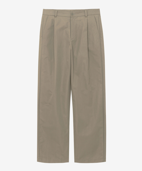 MINDBRIDGE（マインドブリッジ）の「[COUTURE]ワイドツータックバンディングパンツ - 2色（スラックス・メンズ・ベージュ/チャコールグレー・29/30/32/34/36/38）」の6枚目の写真