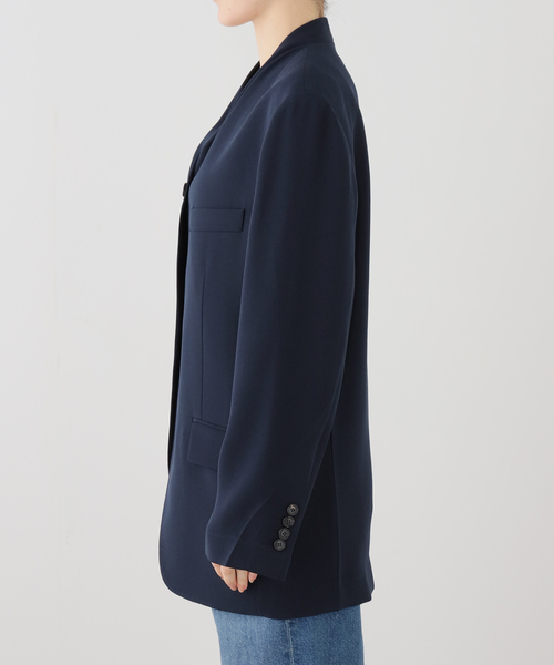 journal standard L'essage（ジャーナルスタンダードレサージュ）の「RECTO/レクト FLUID SUIT JACKET (NAVY) ジャケット RW26SWJK001NV（その他アウター・レディース・ネイビー・SMALL）」の2枚目の写真