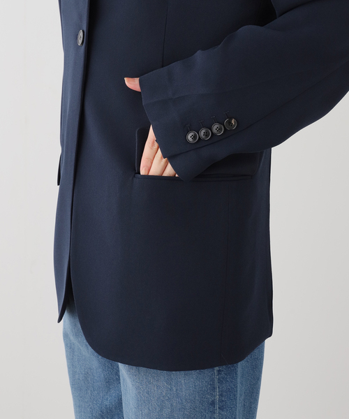 journal standard L'essage（ジャーナルスタンダードレサージュ）の「RECTO/レクト FLUID SUIT JACKET (NAVY) ジャケット RW26SWJK001NV（その他アウター・レディース・ネイビー・SMALL）」の5枚目の写真
