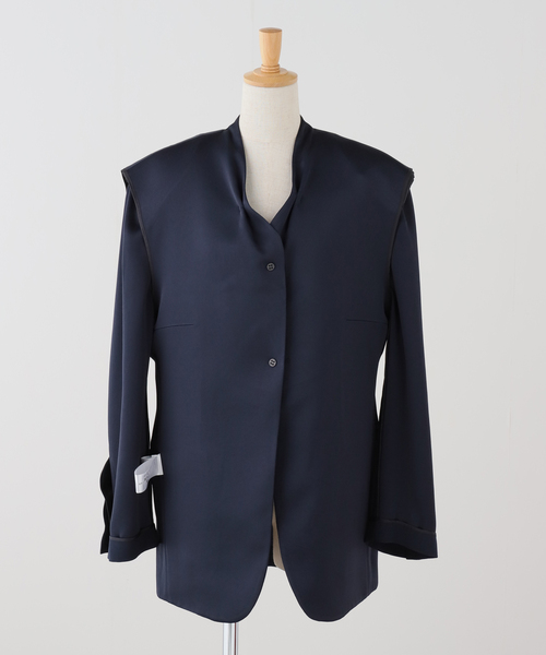 journal standard L'essage（ジャーナルスタンダードレサージュ）の「RECTO/レクト FLUID SUIT JACKET (NAVY) ジャケット RW26SWJK001NV（その他アウター・レディース・ネイビー・SMALL）」の7枚目の写真