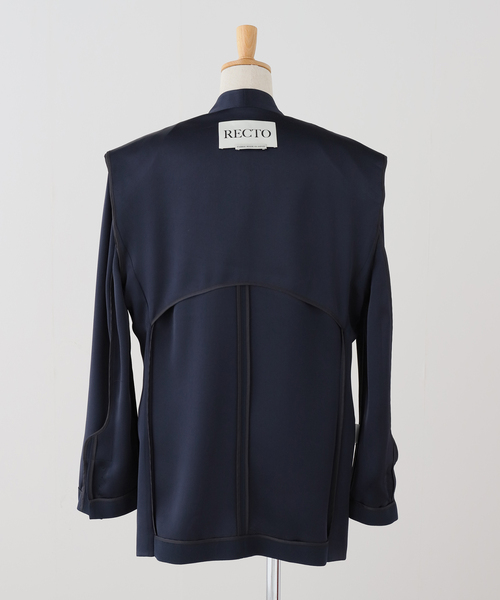 journal standard L'essage（ジャーナルスタンダードレサージュ）の「RECTO/レクト FLUID SUIT JACKET (NAVY) ジャケット RW26SWJK001NV（その他アウター・レディース・ネイビー・SMALL）」の8枚目の写真