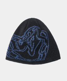 MAISON MINED（メゾンミネド）の「DOODLE HEART KNIT BEANIE BLACK（ニットキャップ/ビーニー）」