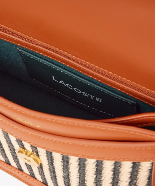 LACOSTE（ラコステ）の「サマーパック テニスボールモチーフフラップバッグ（ハンドバッグ・レディース・ライトブラウン・FREE）」の5枚目の写真