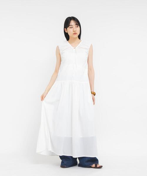 KBF(ケイビーエフ)の「2WAYローギャザーワンピース(ワンピース・レディース・ベージュ系その他/ブラック/オフホワイト・ONE)」の12枚目の写真