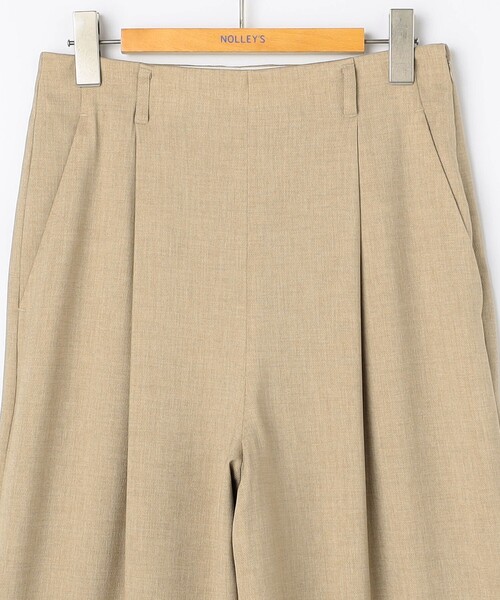 NOLLEY’S（ノーリーズ）の「《セットアップ対応》ウォッシャブル麻調ワイドパンツ（その他パンツ・レディース・ベージュ/ネイビー・38/36/34）」の20枚目の写真
