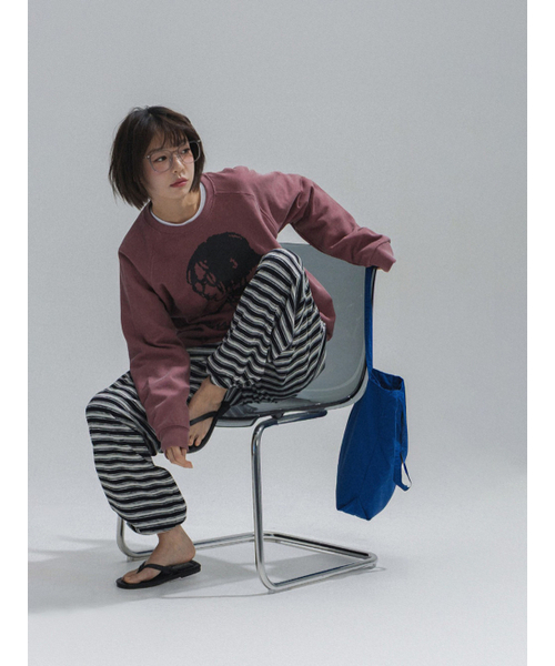 ANNEHEARTS(アンハーツ)の「Vintage Muse Raglan Sweatshirt_PINK(スウェット・レディース・その他・MEDIUM/SMALL)」の4枚目の写真