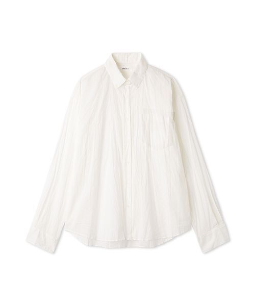 Button down washer overshirt — рубашка‑оверсайз с пуговицами и карманами