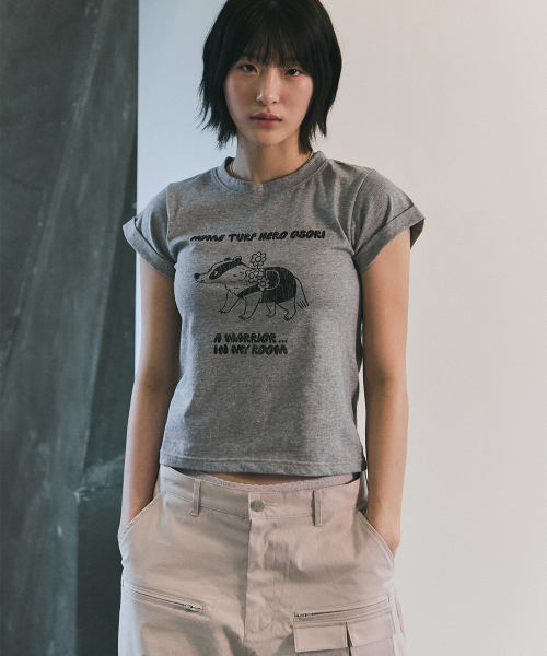 BLUESUNFLOWER(ブルーサンフラワー)の「オソリロールアップTシャツ(Tシャツ/カットソー・レディース・その他・WOMENS S/MENS M)」の11枚目の写真