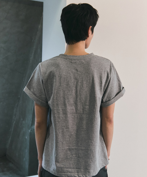 BLUESUNFLOWER(ブルーサンフラワー)の「オソリロールアップTシャツ(Tシャツ/カットソー・レディース・その他・WOMENS S/MENS M)」の3枚目の写真