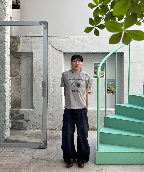 BLUESUNFLOWER(ブルーサンフラワー)の「オソリロールアップTシャツ(Tシャツ/カットソー・レディース・その他・WOMENS S/MENS M)」の4枚目の写真